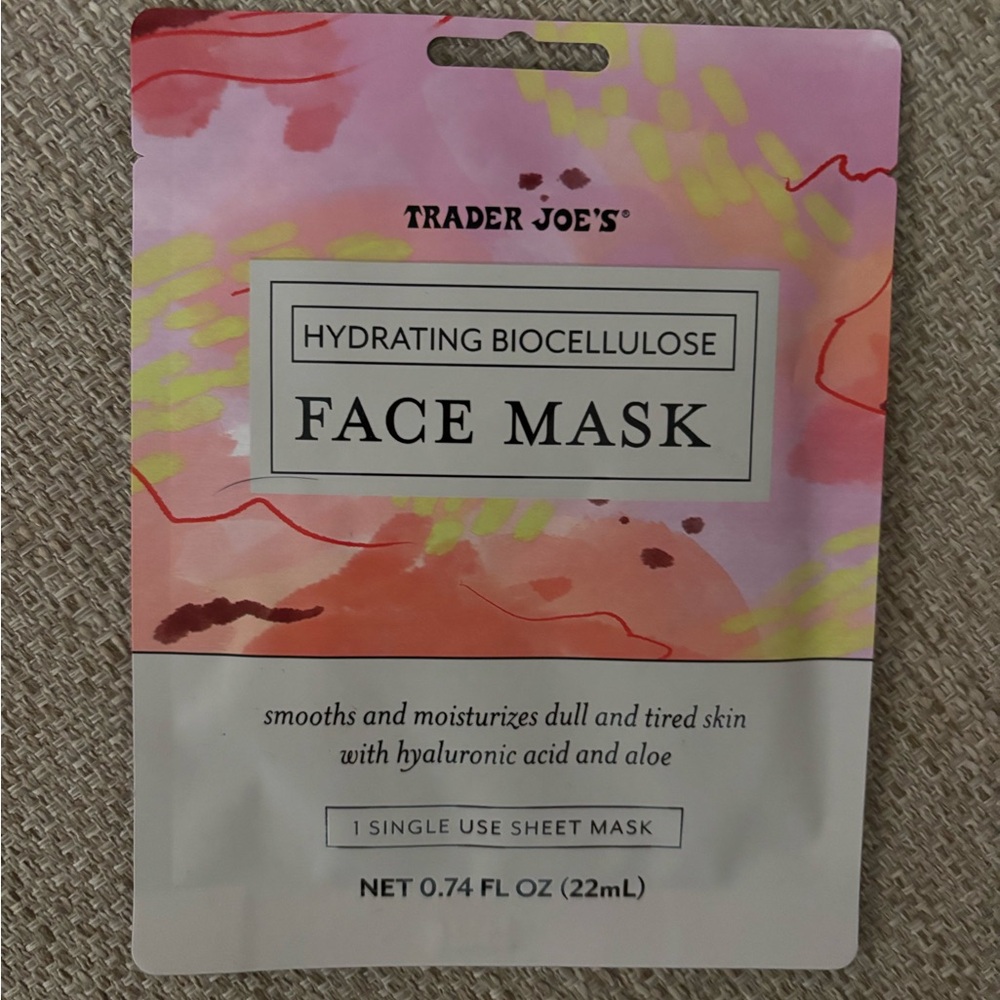Pink Hydrating Bio-Cellulose Skincare Mask